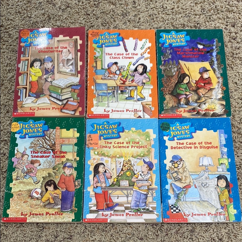 Jigsaw Jones Mystery Book Set